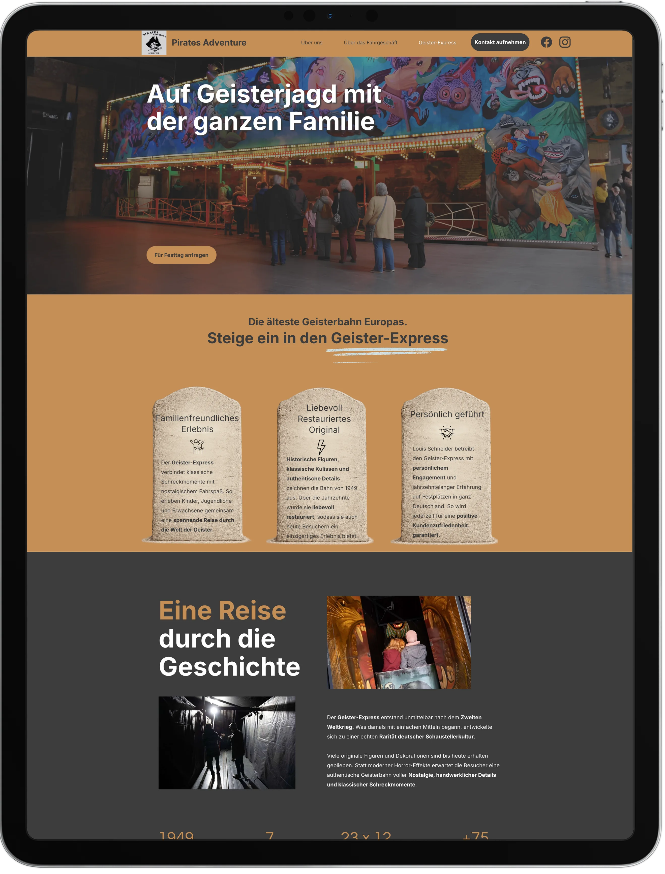 Geisterexpress Website
